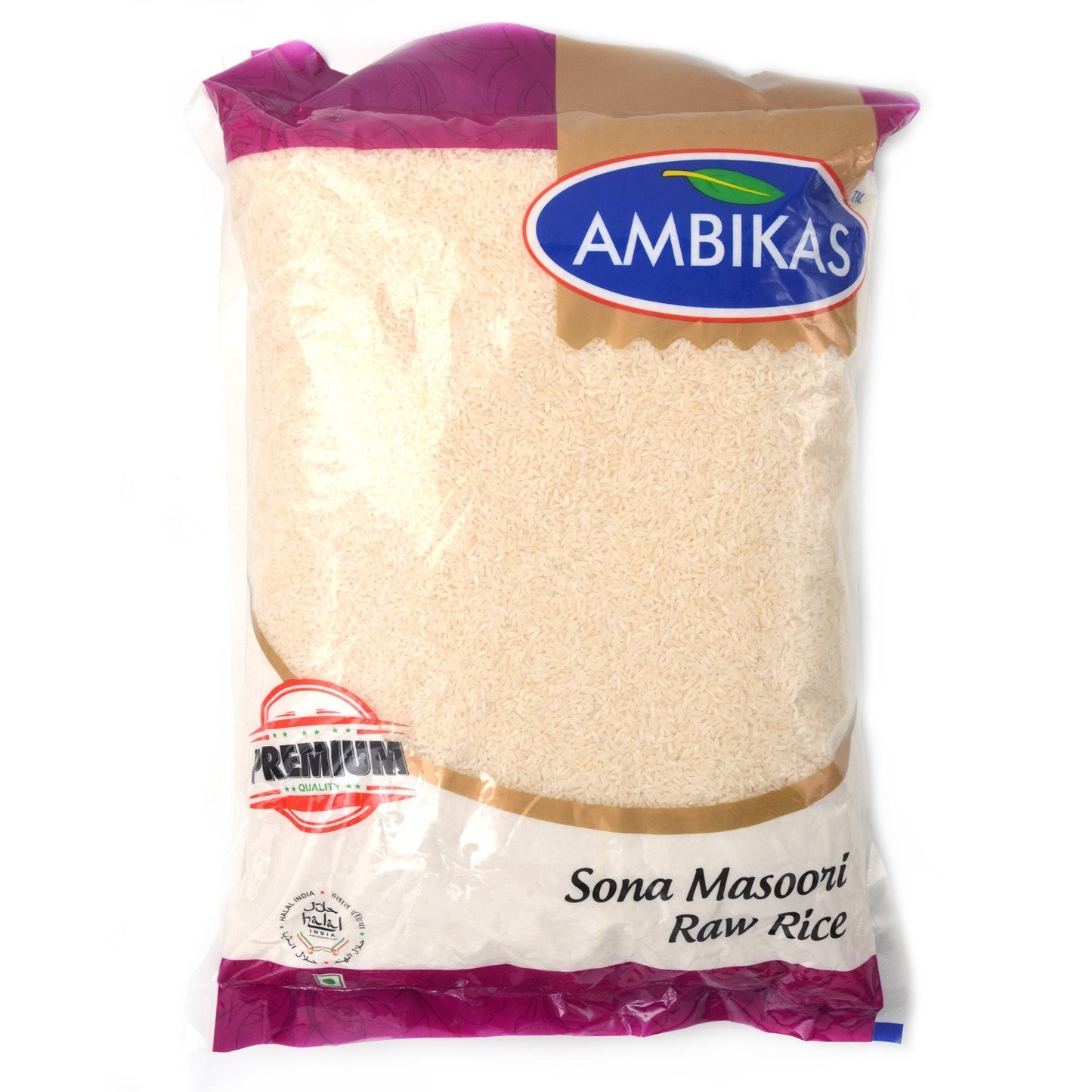 Ambikas Sona Masoori Raw Rice 5kg