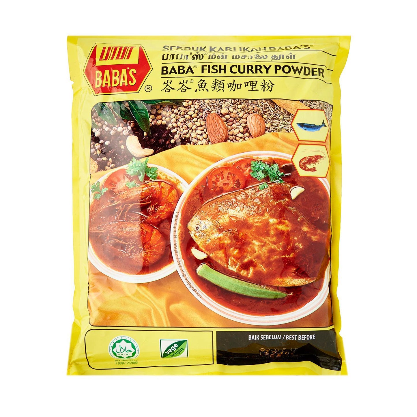 Baba’s Fish Curry Powder 1kg