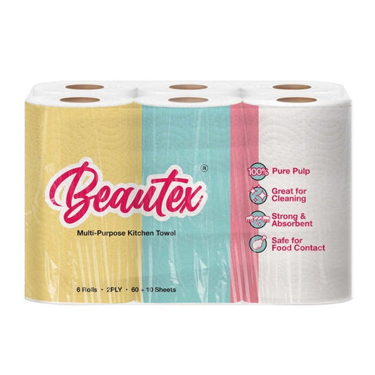 Beautex Supersave Kitchen Towels 6pcs