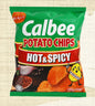 Calbee Crispy Potato Chips - Hot & Spicy 125g