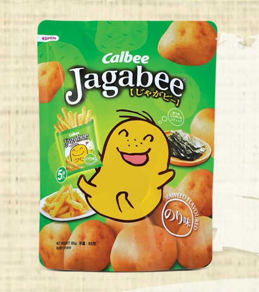 Calbee Jagabee Potato Sticks - Seaweed 5 x 17g