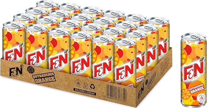 F & N Can Drink - Outrageous Orange 24 x 325ml (CTN)
