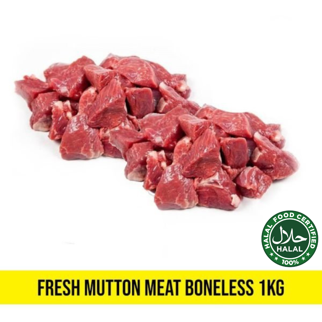 Frozen Mutton Meat Boneless 1kg