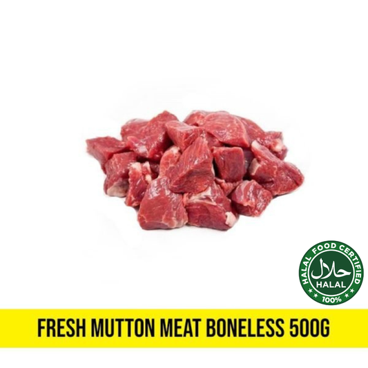Frozen Mutton Meat Boneless 500g