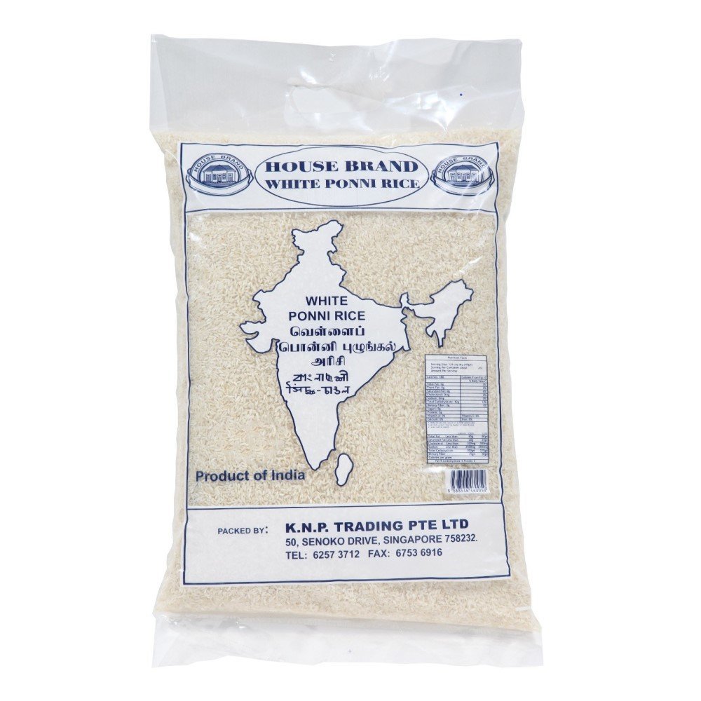 House Brand White Ponni Rice 5kg