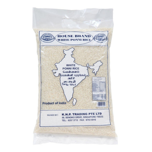 House Brand White Ponni Rice 5kg