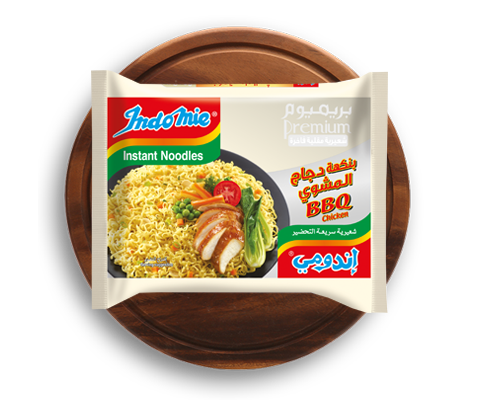 Indomie Premium Curly Noodles BBQ Chicken Flavour (Halal) 5s