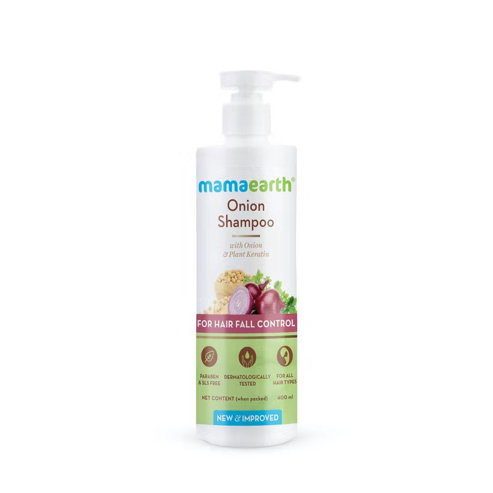 Mamaearth Onion Shampoo – Hair Growth & Fall Control 250ml
