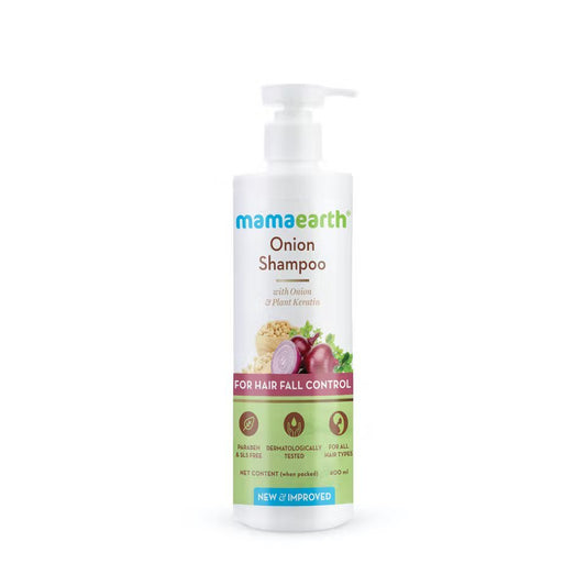 Mamaearth Onion Shampoo – Hair Growth & Fall Control 250ml