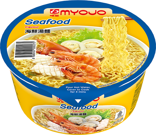 Myojo Bowl Seafood Noodles (Halal) 80g