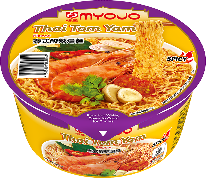 Myojo Bowl Thai Tom Yam Noodles (Halal) 79g