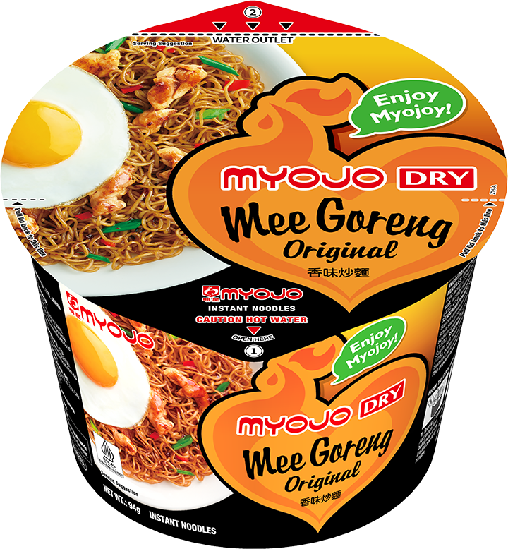 Myojo Dry Bowl Mee Goreng Noodles (Halal) 94g