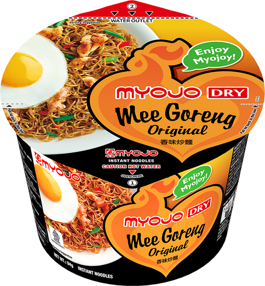 Myojo Dry Bowl Mee Goreng Noodles (Halal) 94g