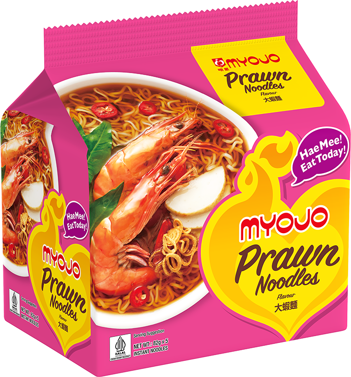 Myojo Prawn Noodles (Halal) 5pcs x 82g