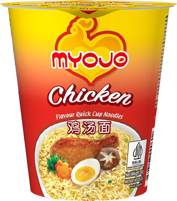 Myojo Quick Cup Chicken Noodles (Halal) 60g