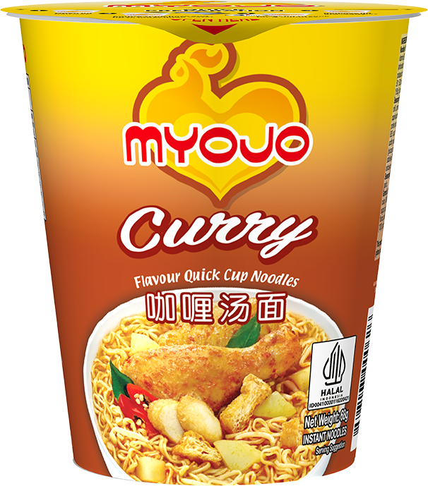 Myojo Quick Cup Curry Noodles (Halal) 68g