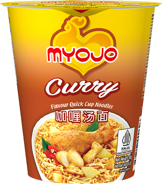 Myojo Quick Cup Curry Noodles (Halal) 68g