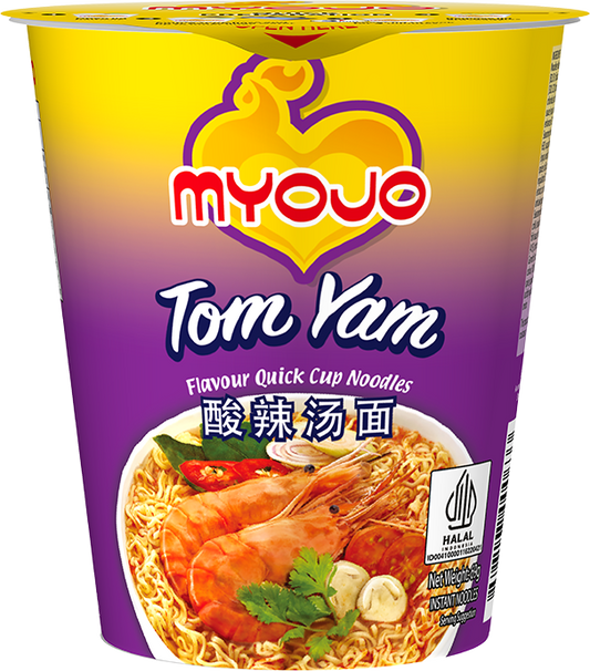 Myojo Quick Cup Tom Yam Noodles (Halal) 69g
