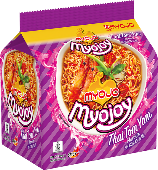 Myojo Thai Tom Yam Noodles (Halal) 5 x 80g