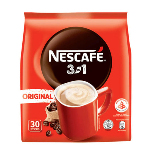 Nescafe 3 in 1 Instant Coffee - Original 30 sachets