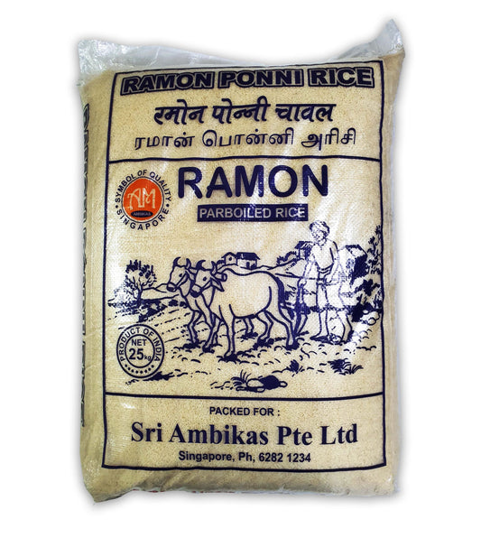 Ramon Parboiled Ponni Rice 25kg
