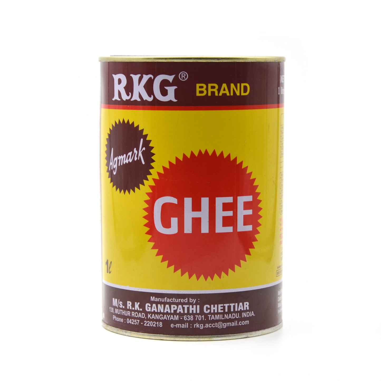 RKG Ghee Tin 1L