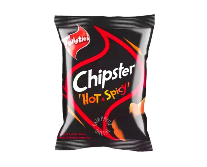 Twisties Chipster Potato Chips - Hot & Spicy 160g