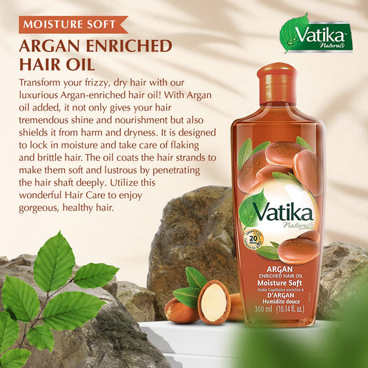 Dabur Vatika Natural Enriched Argan Hair Oil 300ml