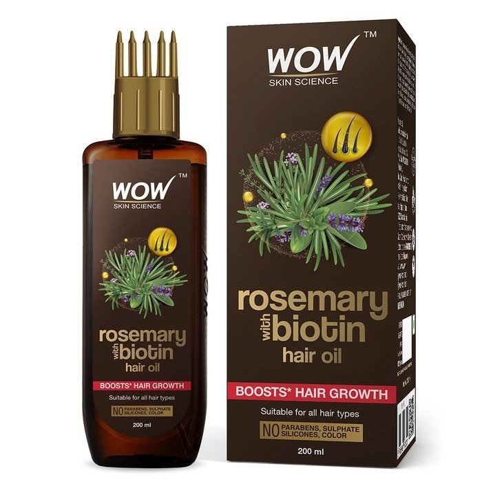 Wow Skin Science Rosemary with Biotin Hair Oil 200ml