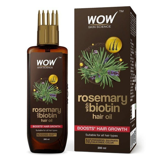 Wow Skin Science Rosemary with Biotin Hair Oil 200ml