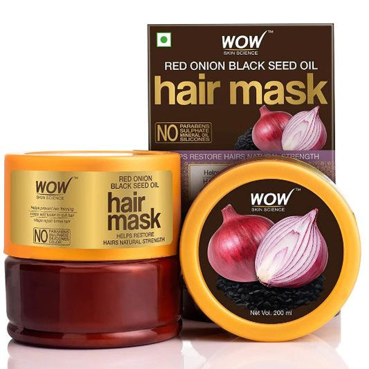 Wow Skin Science Red Onion Black Seed Oil Hair Mask 200ml